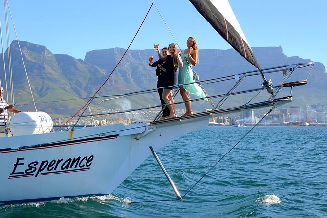 Sailing in Table Bay Cape Town aboard a Classic Schooner - The wind decides the route