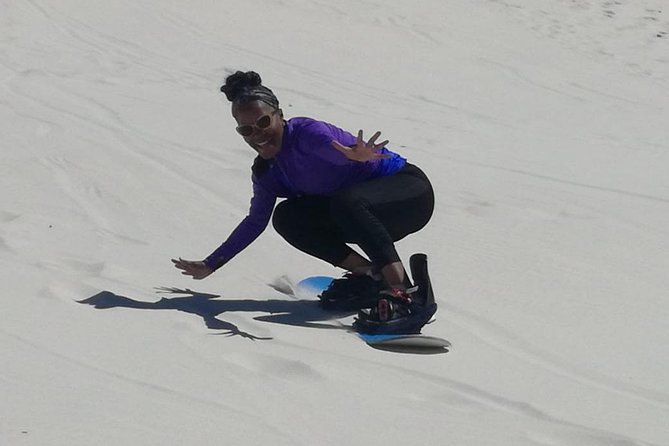 Sandboarding from Cape Town - Snacks, drinks, and a simple outdoor setup