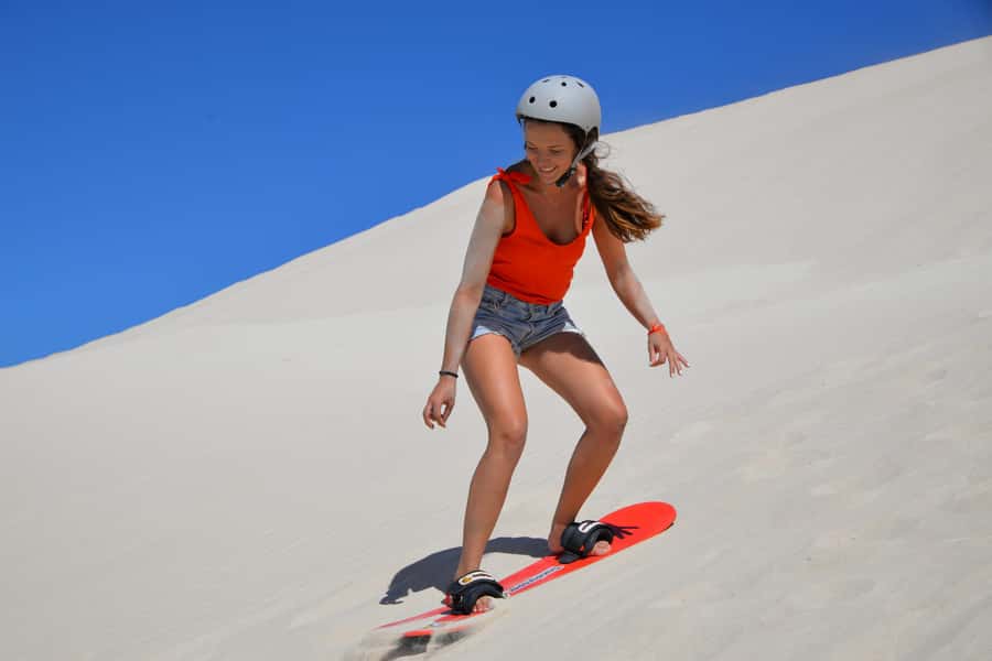 Sandboarding in Cape Town for 2hours - The First Run: Learning on a Moving Surface