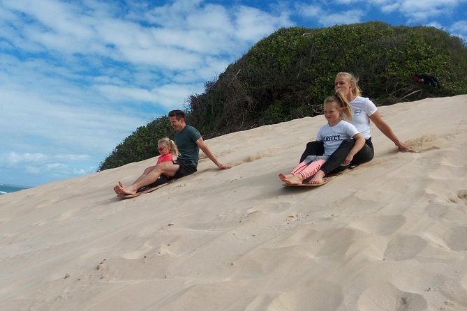 Sandboarding in Jeffreys Bay, South Africa - Ocean views, whales, and dolphins
