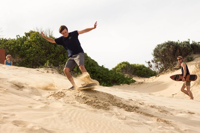 Sandboarding in Jeffreys Bay, South Africa - Who will enjoy this most