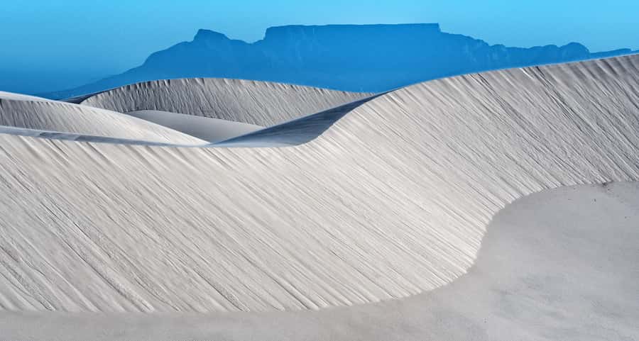 Sandboarding with jeep - drive uphill - The first run down the sandy slopes