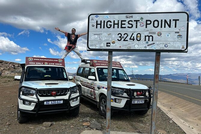 Sani Pass & Lesotho 4x4 Experience Day Tour from Durban - Meeting Basotho people at a local village