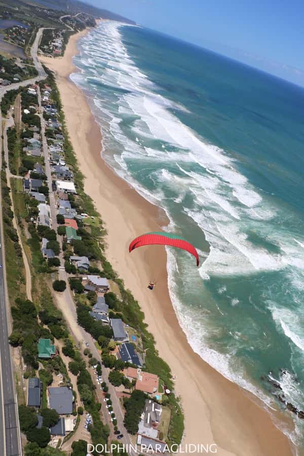 Sedgefield: Standard Tandem Paragliding Flight - Arriving at the Dolphin Paragliding Tent