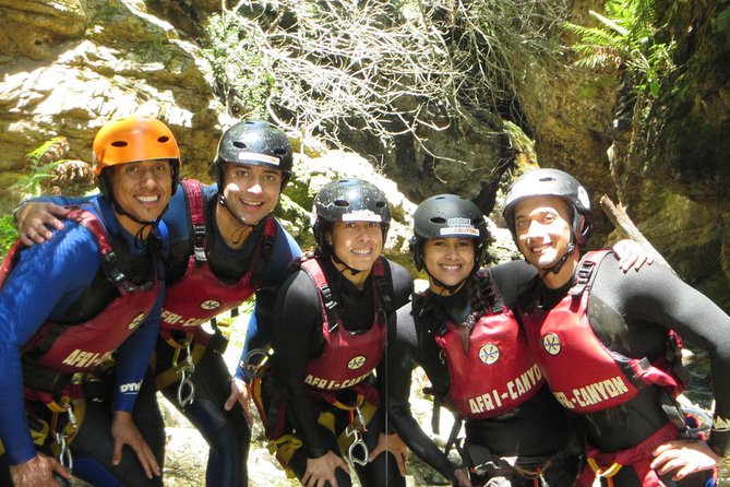 Short Canyoning Trip in The Crags - The Rush waterfall is the main event