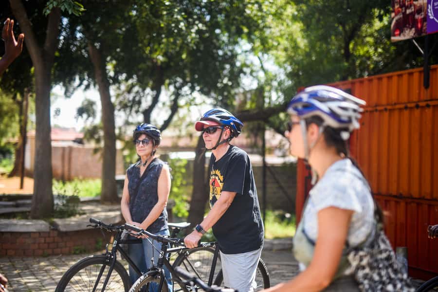 Soweto: Guided Bicycle Tour with Lunch - Orlando East, the stadium, and the community center