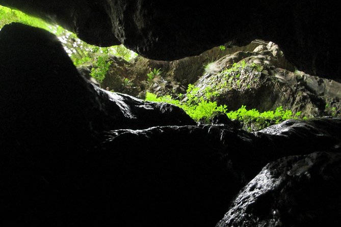 Standard Canyoning Trip in The Crags, South Africa - The first cliff jump or rappel