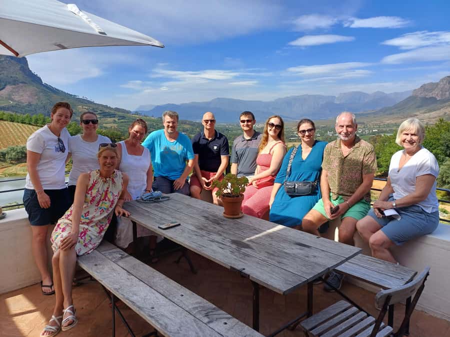 Stellenbosch wine tour, all inclusive of lunch and tastings. - A full Stellenbosch day for $105