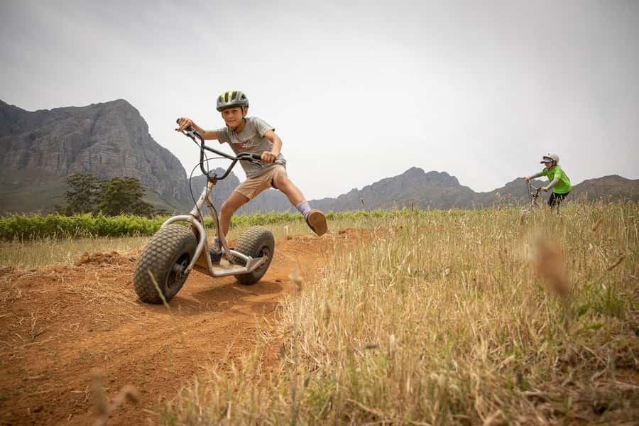 Stellenbosch Winelands downhill gravity Scooter - Key points before you book