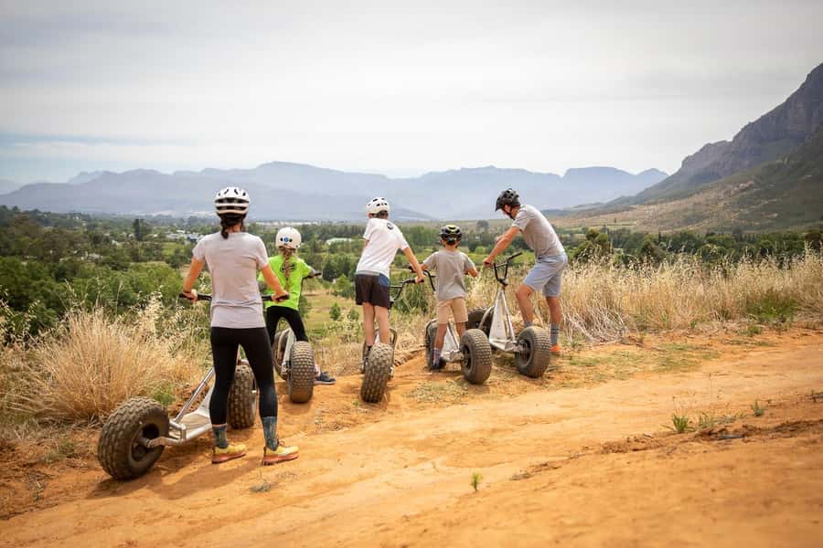 Stellenbosch Winelands downhill gravity Scooter - Who can ride, and who should skip it
