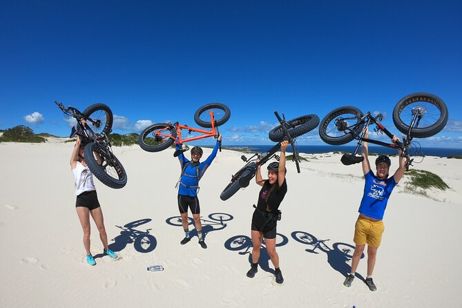 Sunset Fatbike Dune Experience - The 4x4 track leads to an uncrowded beach