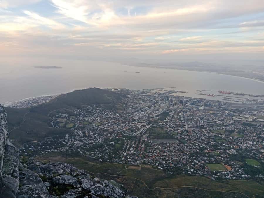 Table Mountain and Robben Island. - What the $211 price includes