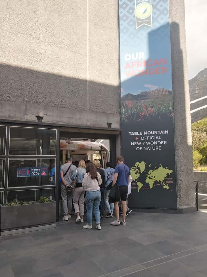 TABLE MOUNTAIN CABLE CAR EXPERIENCE WITH RESERVED TICKETS - Hotel Pickup and the Ride to the Lower Station