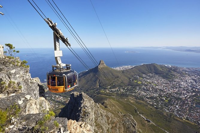 Table Mountain, Penguins, Cape of good hope and Stellenbosch tour - Table Mountain gives you the big Cape Town view