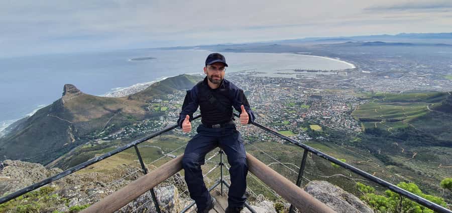 Table Mountain: Platteklip Gorge Hike - Reaching the summit and riding down