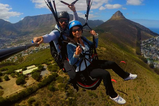 Tandem Paragliding In Cape Town (Icarus) - Leaving Signal Hill and Seeing Cape Town Below